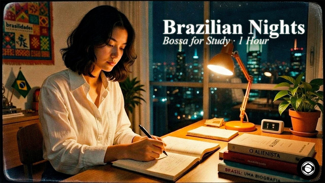 Brazilian Nights — Brazilian MPB Lofi for Late Night Study | 1 Hour Focus Music