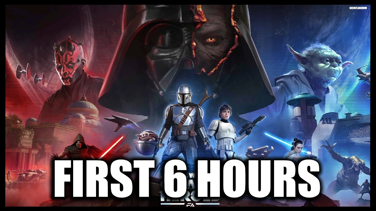 Star Wars: Galaxy of Heroes | First 6 Hours of Gameplay | No Commentary