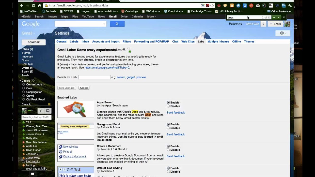 Finding and Adding Google Labs to Improve Google Cloud Search