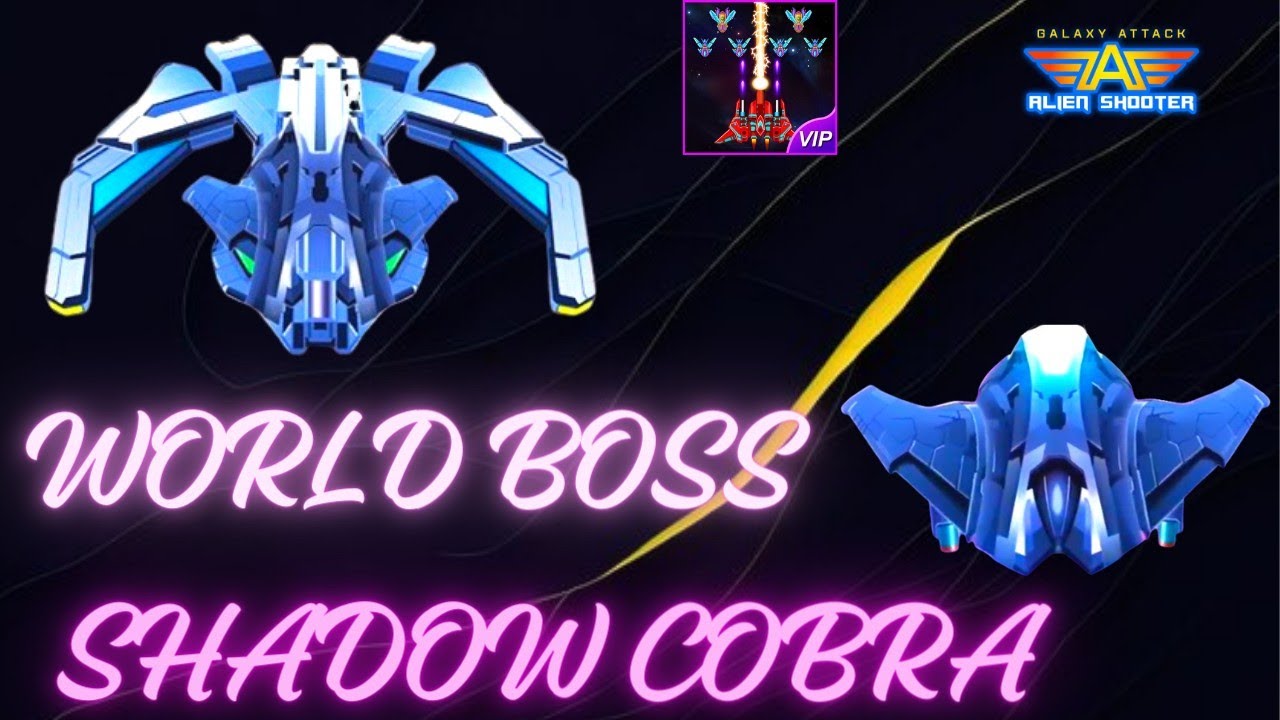 Galaxy Attack Alien Shooter World Boss | Shadow Cobra Boss By Zambario Gamers