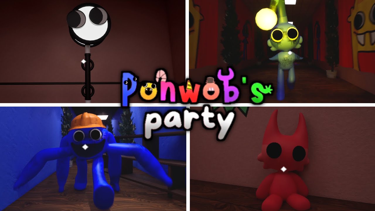 PONWOB'S PARTY : Horror Mascot Full Gameplay