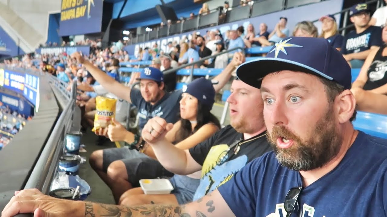 My WILD Night on Tropicana Field Party Deck - Roof Leaks During Massive Storm / Dancing Grounds Crew
