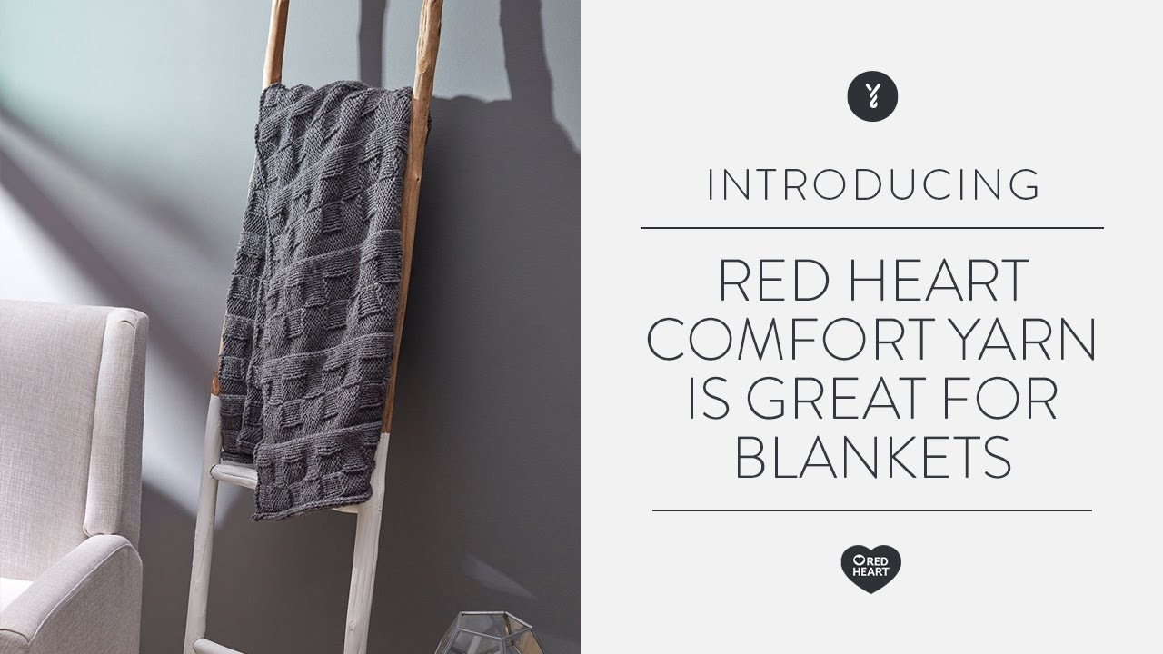 Red Heart Comfort Yarn is Great for Blankets
