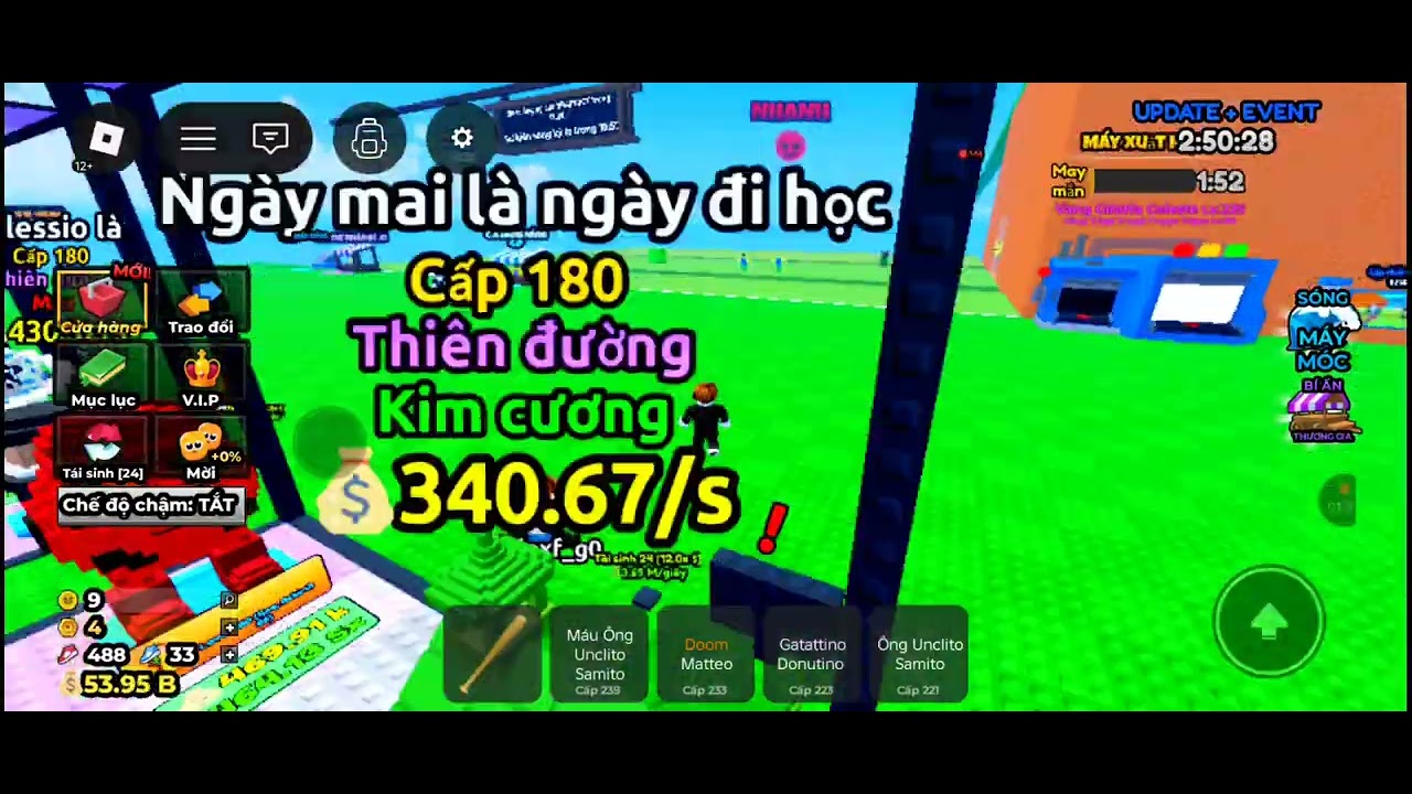 Chơi thoát khỏi sóng thần để lấy brainrot