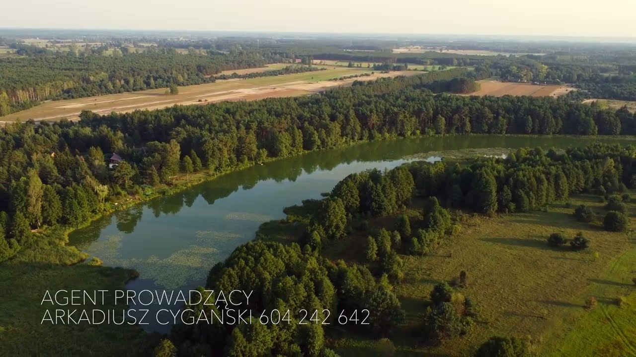 PRYWATNE JEZIORO NA SPRZEDAŻ | 1H 15 MIN OD WARSZAWY | ZOBACZ PREZENTACJĘ | GRĄDY SZLACHECKIE