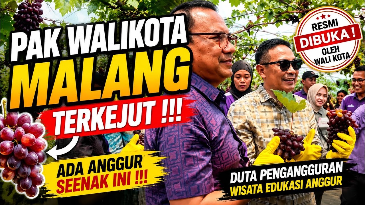 GRAND OPENING MBOIS CAFE! WALIKOTA MALANG RESMIKAN WISATA EDUKASI DUTA PENGANGGURAN!!!