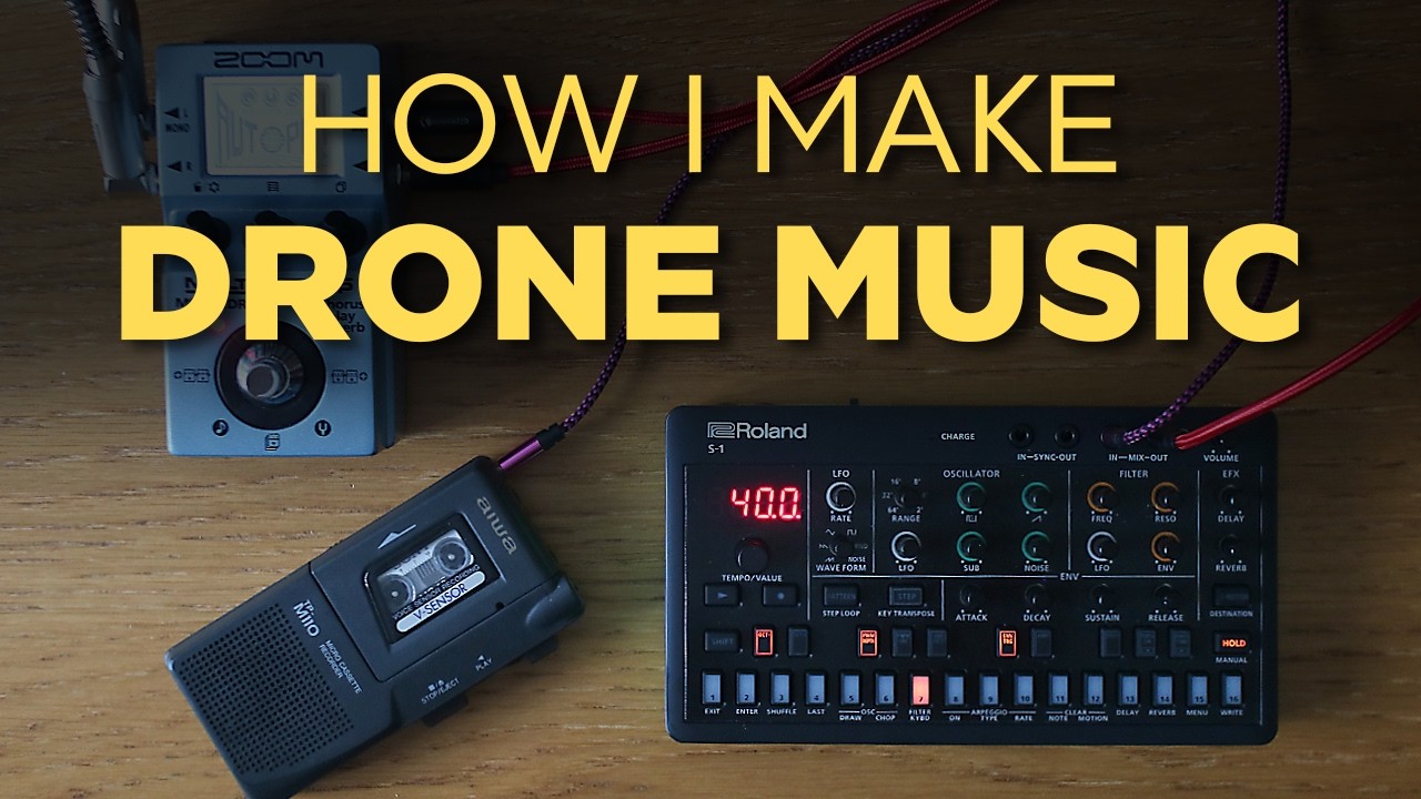 Half Speed Tape Technique for Ambient Drone music