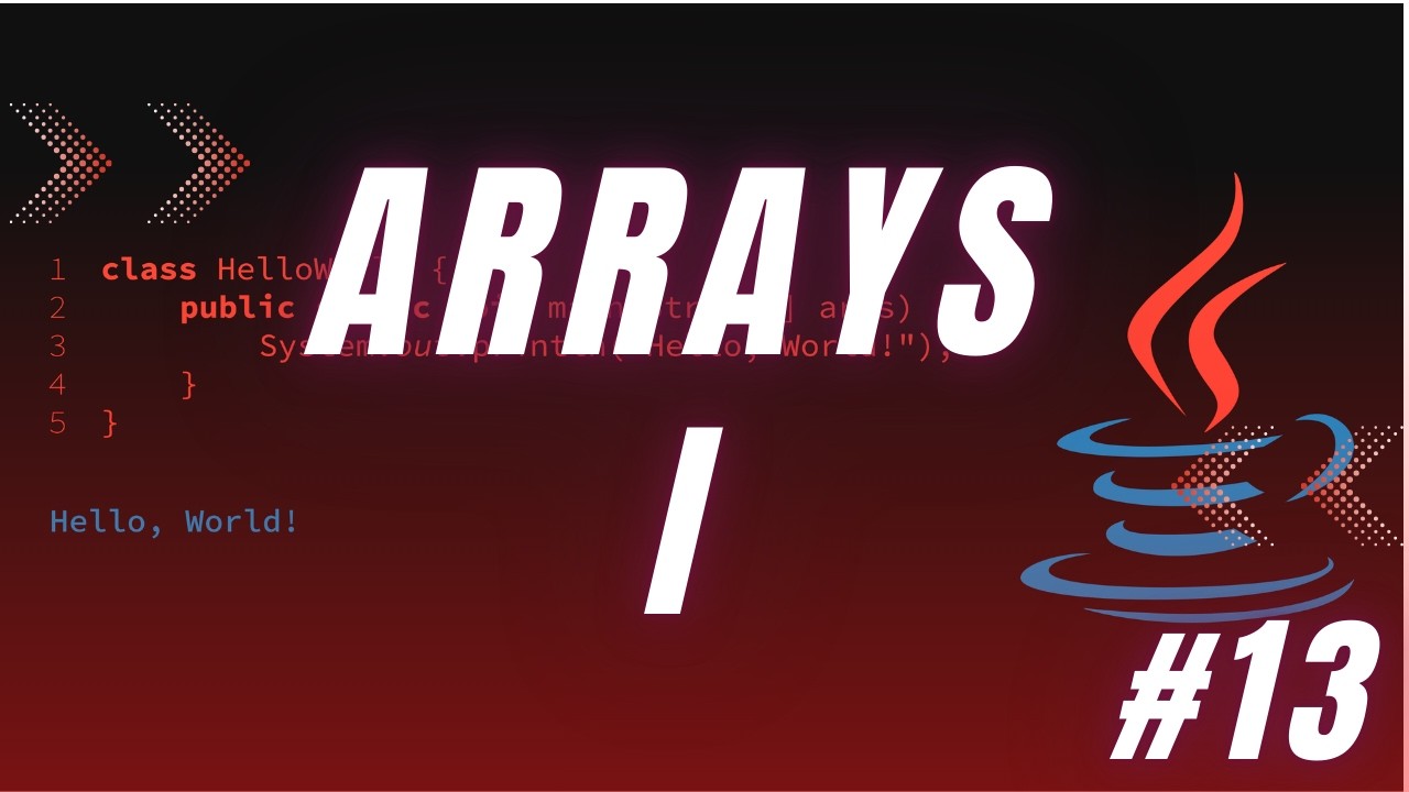 Aprende JAVA desde CERO #12 | Arrays I