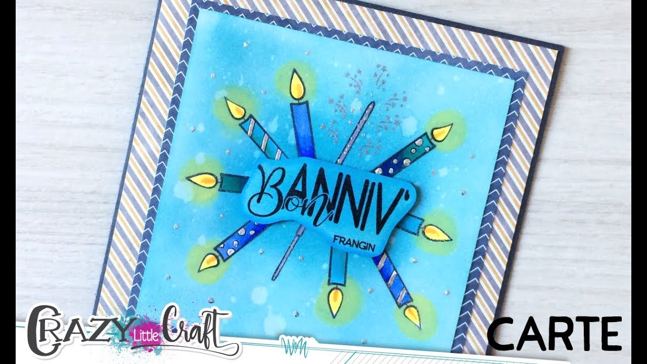 Carte anniversaire masculine par Laety Sia