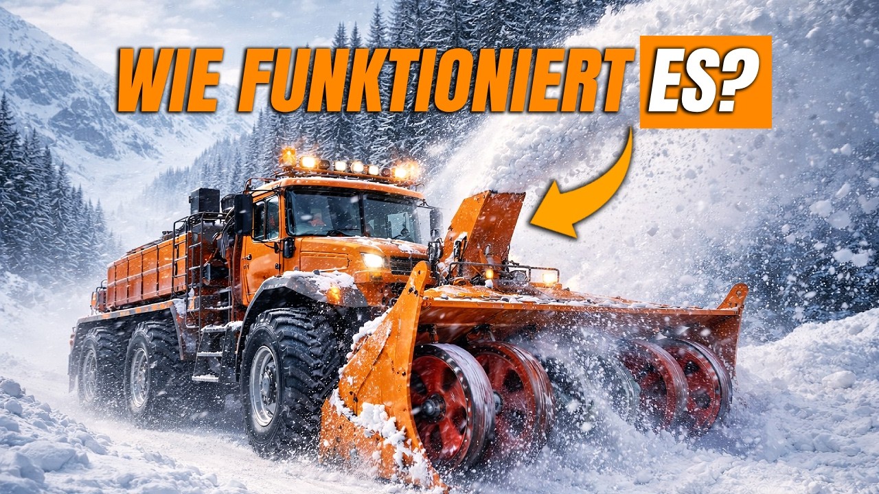Extreme Engineering: So funktionieren RIESIGE Schneepflüge
