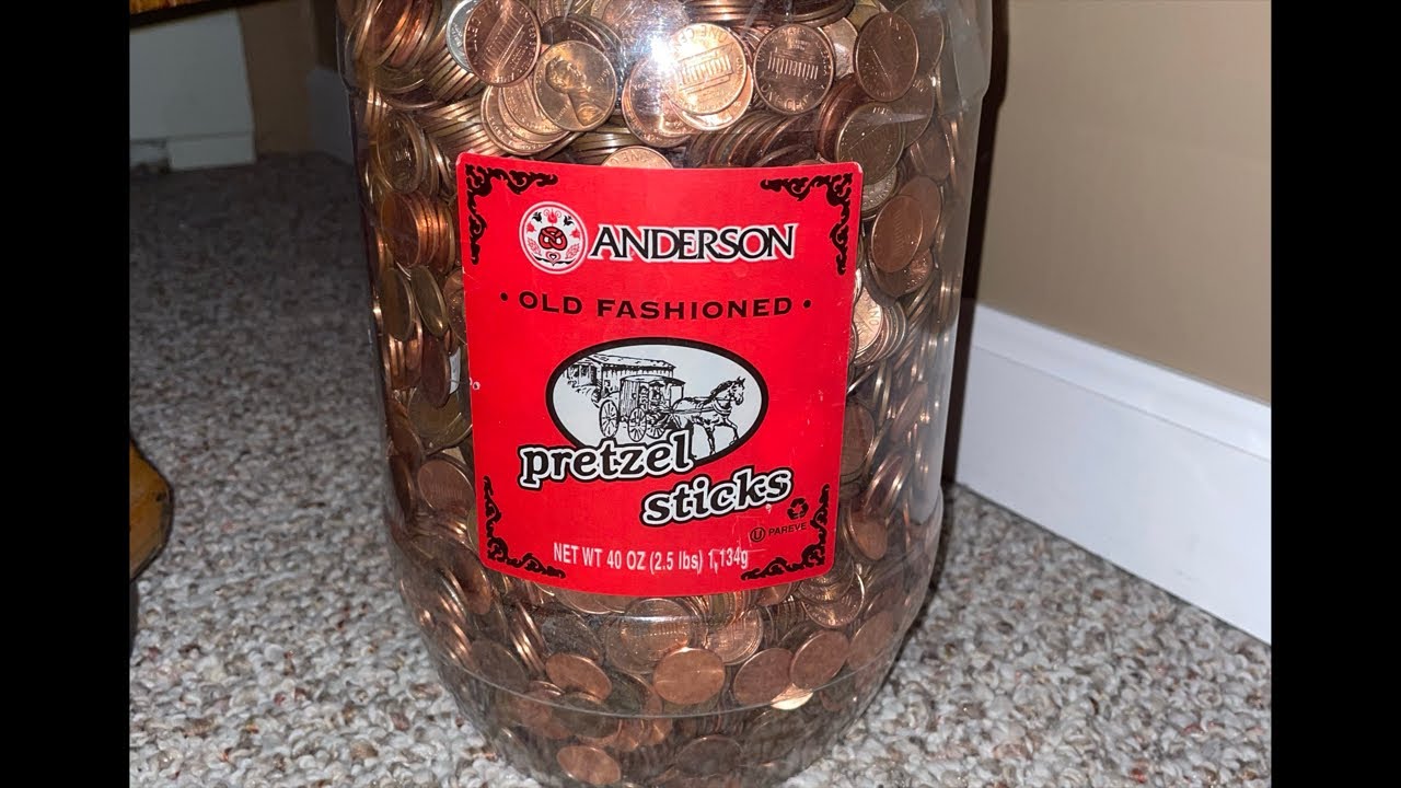 How many pennies are in this?? The penny guess experiment!