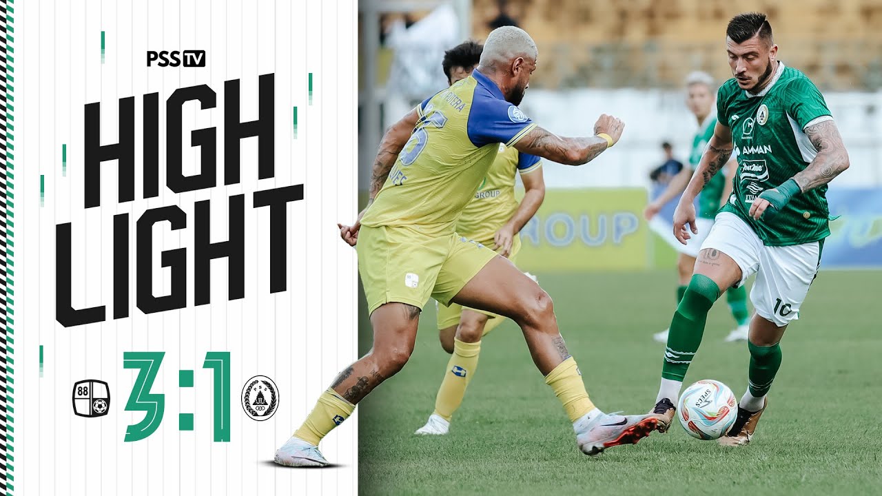 Highlight Momen Laga Barito Putera vs PSS Sleman