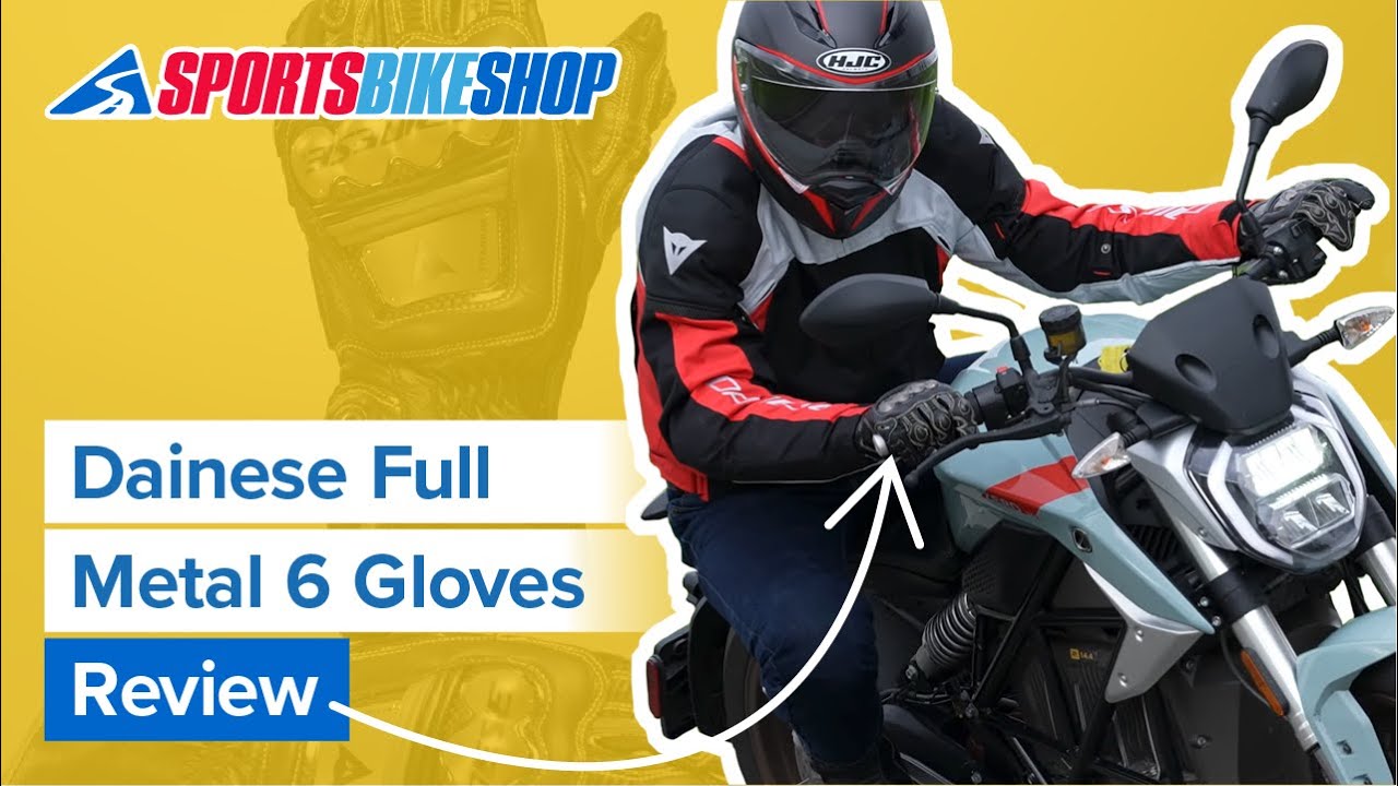 Dainese Full Metal 6 motorcycle race gloves review - Sportsbikeshop