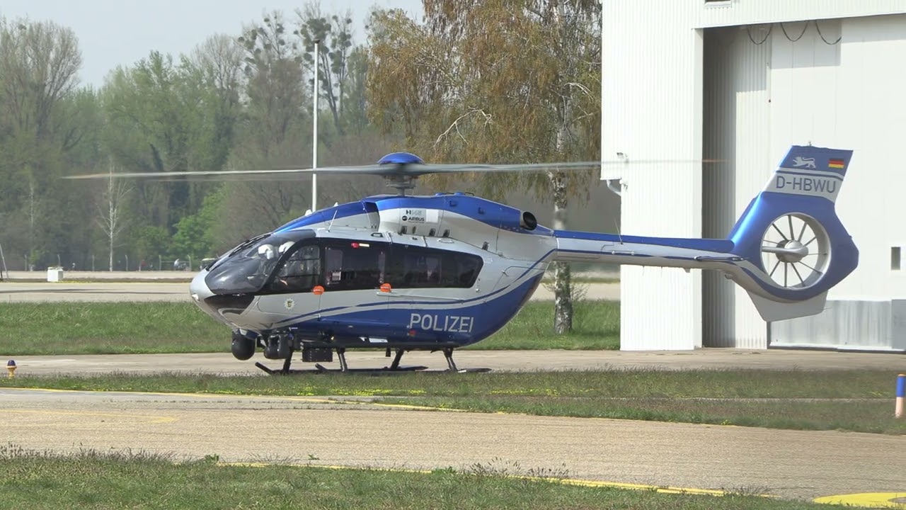 PHuStf Baden Württemberg | Landung Bussard | Airbus H145 Retrofit | D-HBWU | Baden Airpark | 4Kᵁᴴᴰ