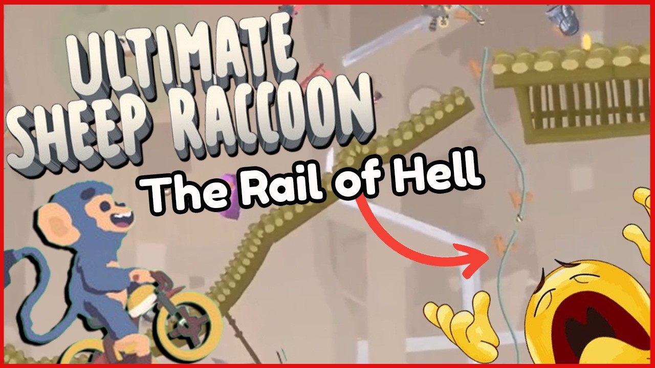 The Evil Grind Rail of Pain and Despair || Ultimate Sheep Raccoon