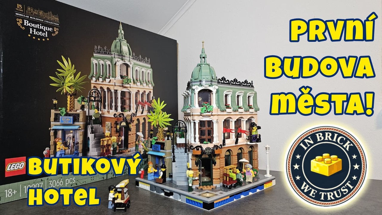 LEGO Boutique Hotel 10297 | Recenze první budovy mého města