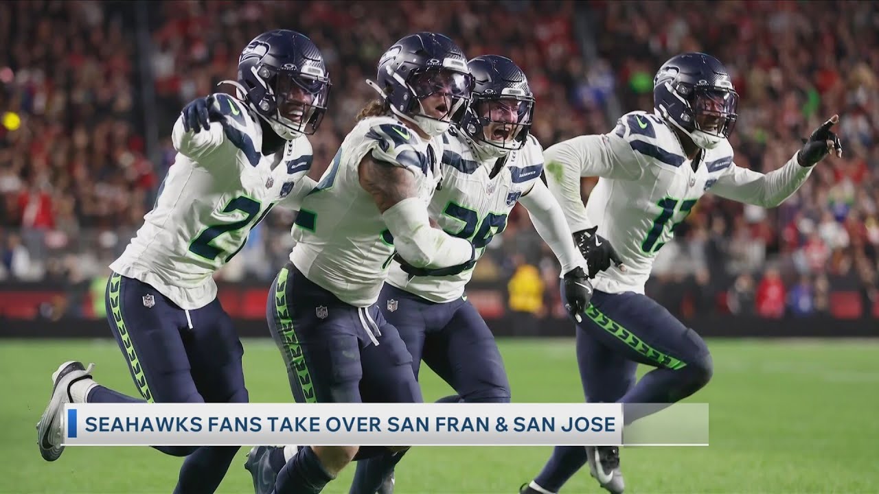 Seahawks fans take over San Fran & San Jose