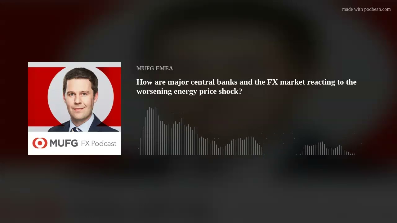 How are major central banks and the FX market reacting to the worsening energy price shock?