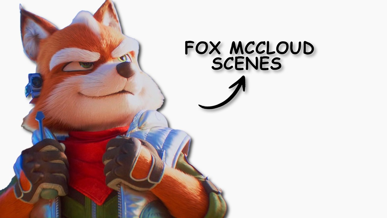 The Super Mario Galaxy Movie - All Fox McCloud Scenes |  Fox McCloud Moments