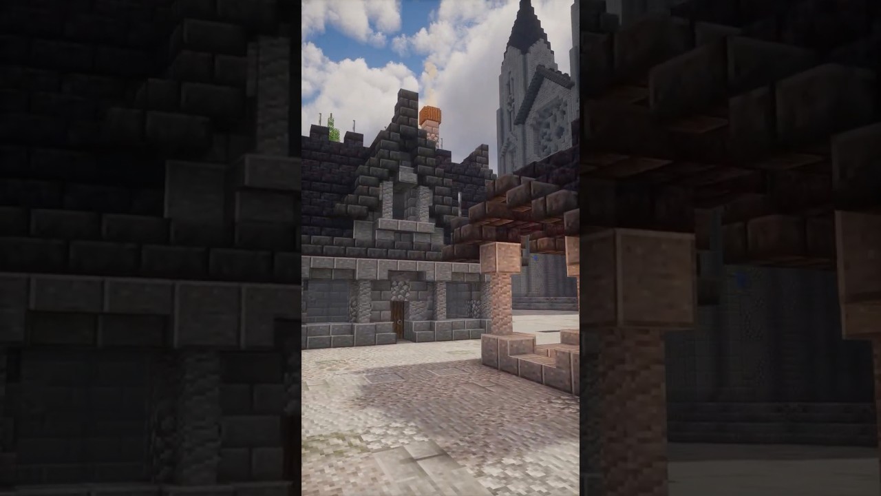🏰 Minecraft Small Dark Fantasy House Tutorial | Gothic Survival Base Build