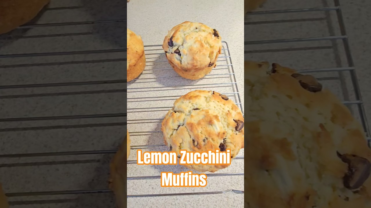 Lemon Zucchini Muffins 