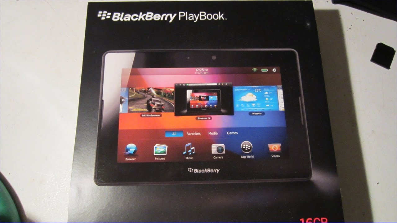 BlackBerry PlayBook Unboxing