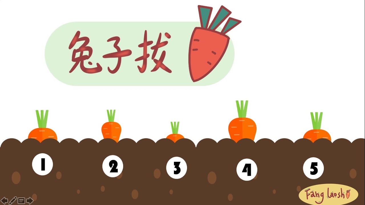 【網路教學學不完】PPT遊戲 兔子拔蘿蔔Carrot Game