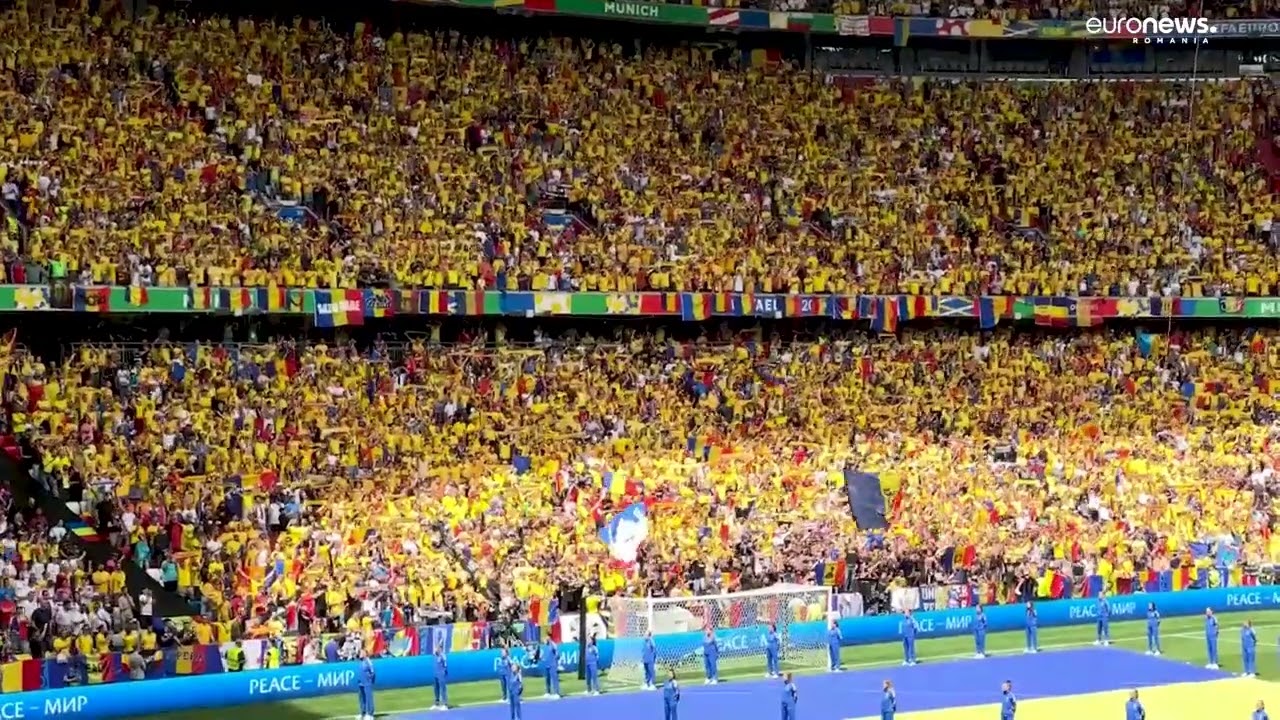 Imnul României a răsunat pe stadionul din Munchen. 30.000 de suporteri au cântat la unison