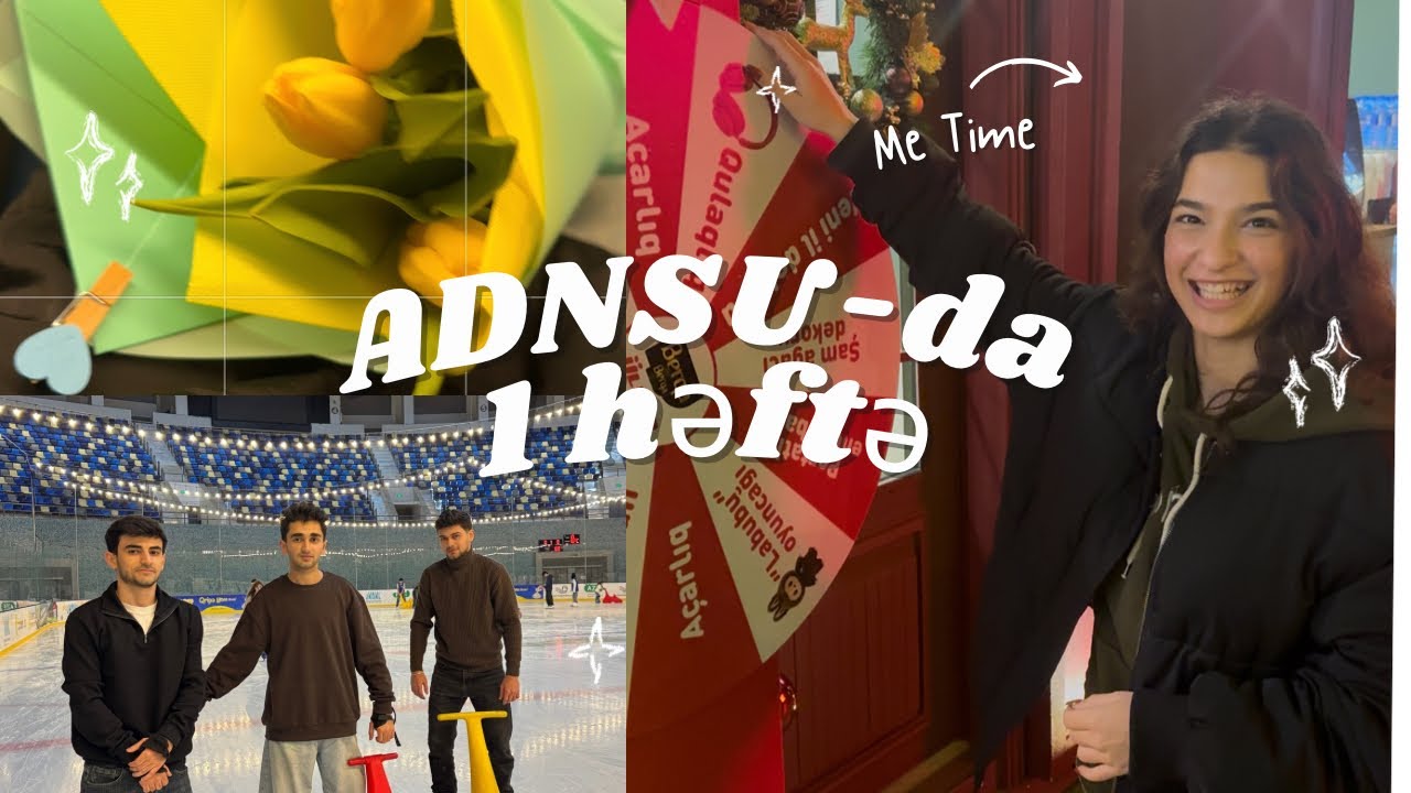 ADNSU HƏFTƏLİK VLOG  | Secret Santa etdik🎅