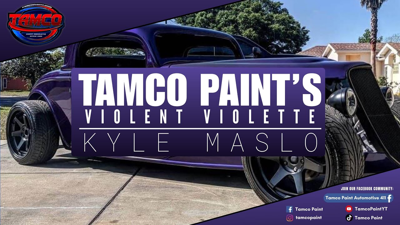 Tamco Paint's Custom Color - Violent Violette painted by Kyle Maslo