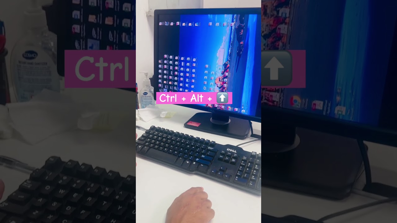 How to fix PC or Laptop screen Upside down #Screenupsidedown