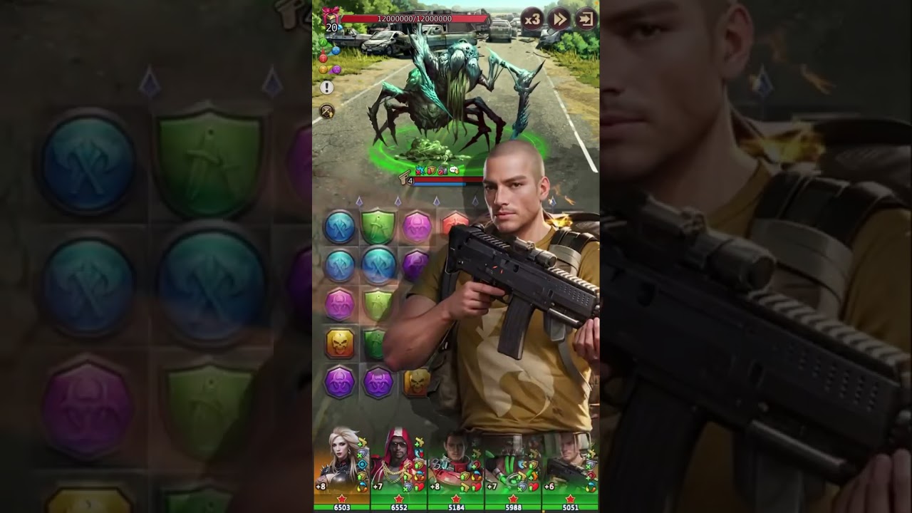 Cookie Cutter Alliance Trial lineup for puzzles and survival
