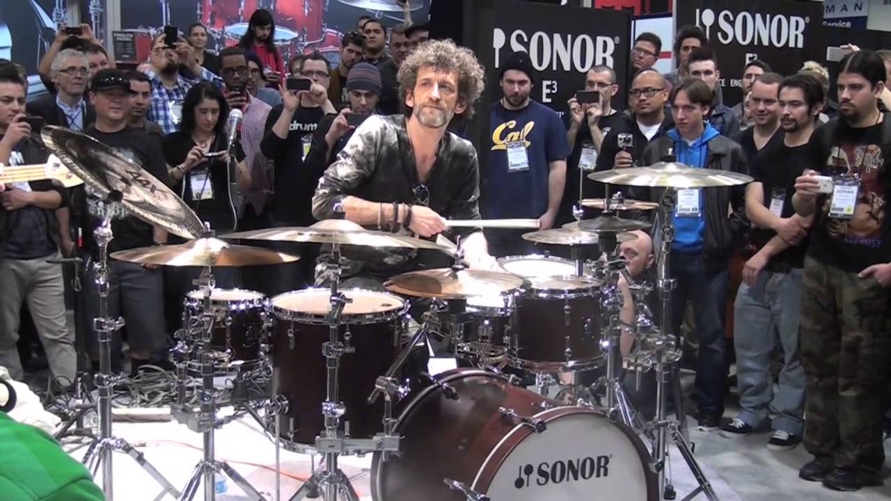 SONOR DRUMS Jojo mayer & janek gwisdala @NAMM 2013