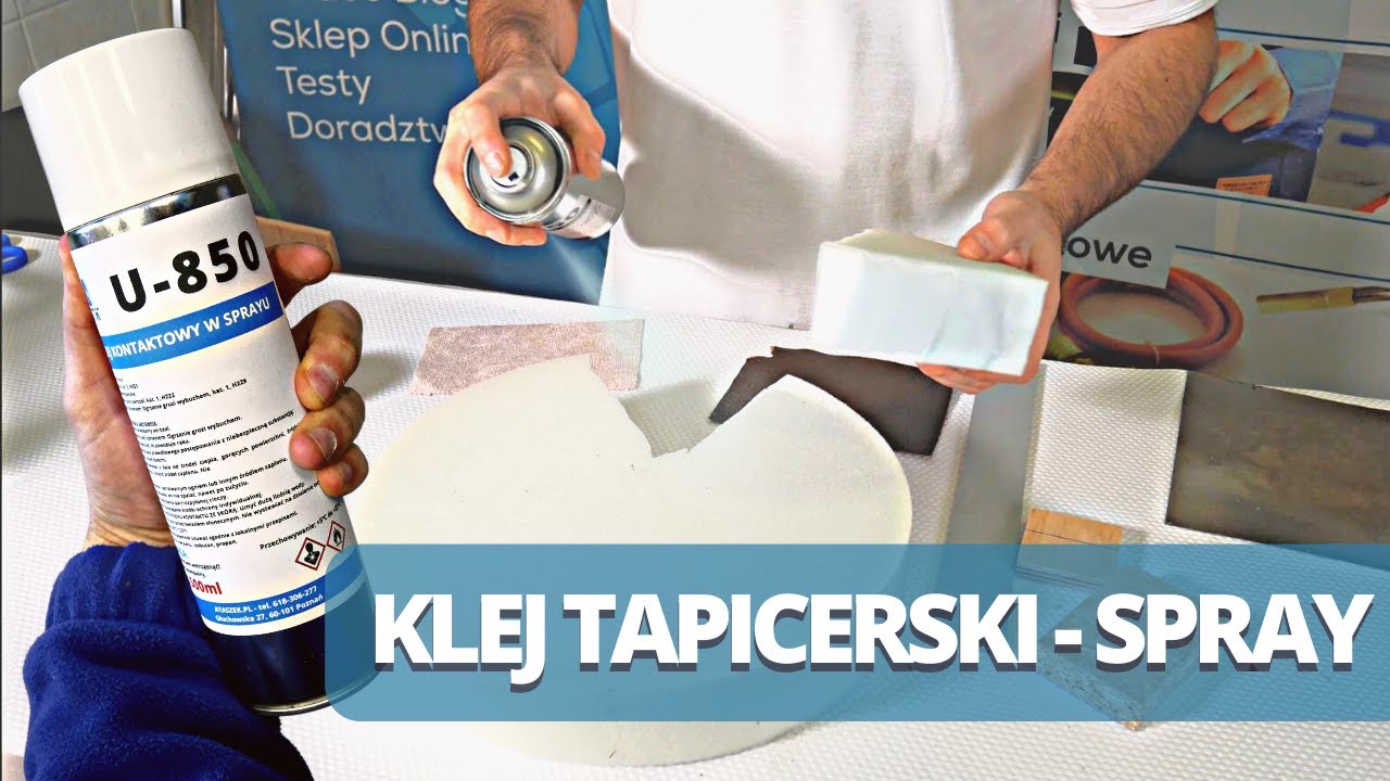 Klej tapicerski w sprayu do pianek i innych materiałów U-850