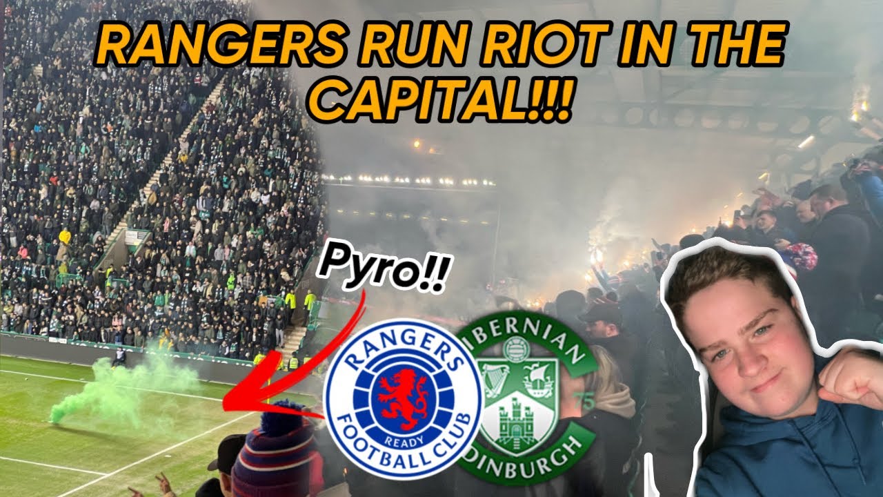 RANGERS RUN RIOT IN THE CAPITAL!!! - Rangers v Hibernian MATCHDAY Vlog!!!