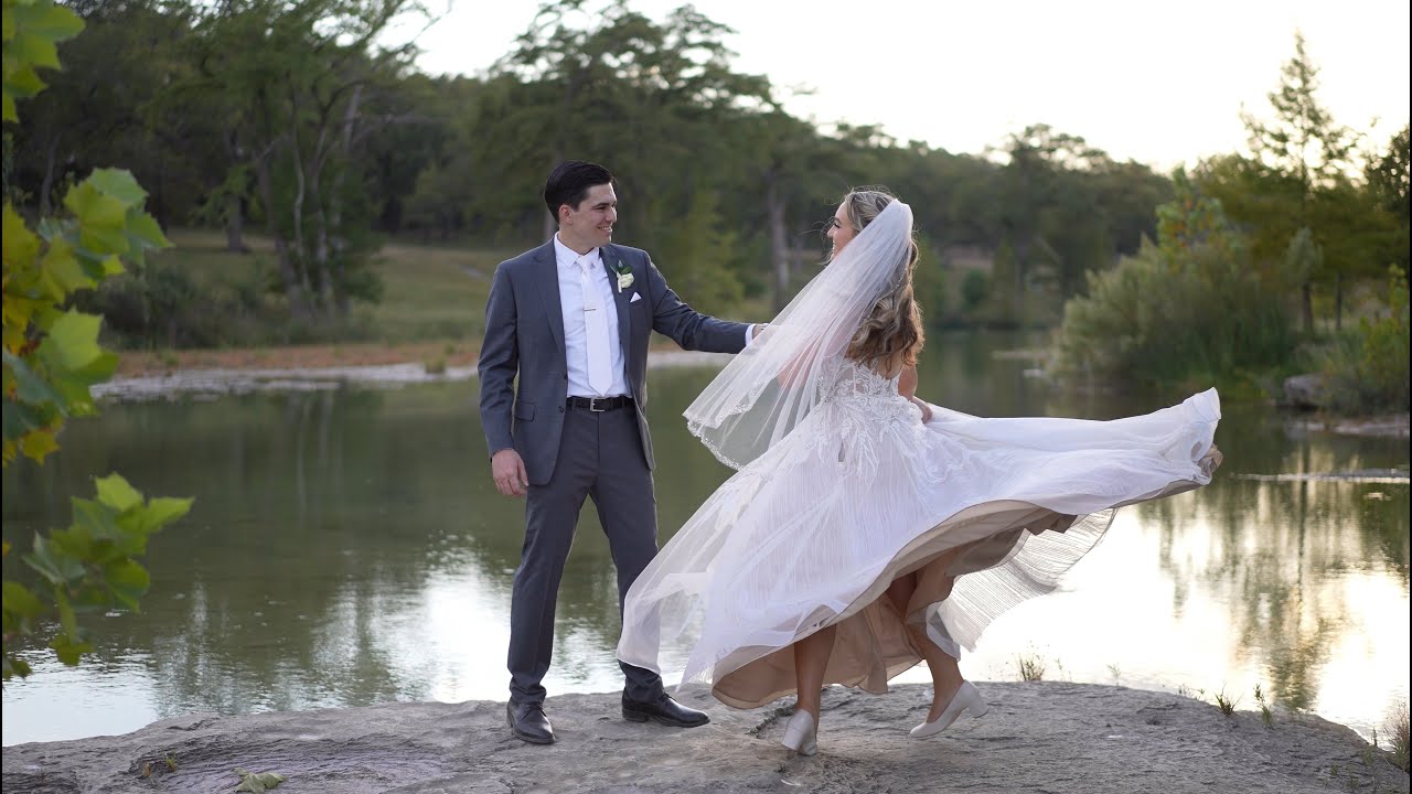 Sarah + Jean at The Waters Point - Cinematic Wedding Video in Texas