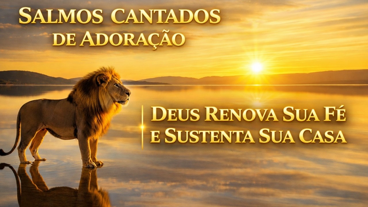 🎶 Salmos Cantados de Adoração | Deus Renova Sua Fé e Sustenta Sua Casa