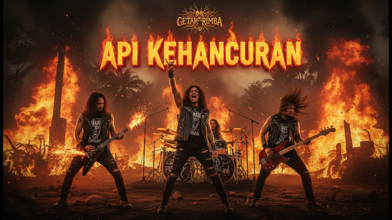 GETAR RIMBA - API KEHANCURAN (OFFICIAL AI MUSIC VIDEO 2026) MELODIC SPEED METAL 🔥