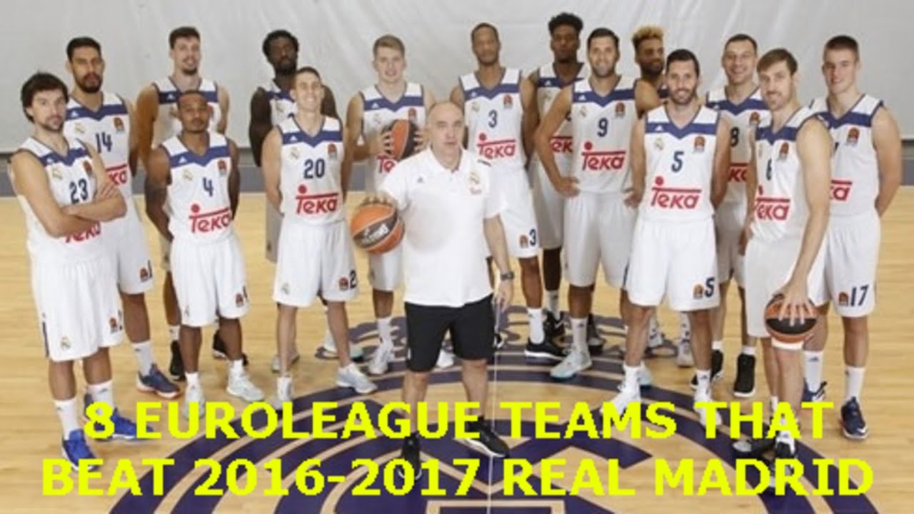 7 Euroleague teams that beat 2016-2017 Real Madrid