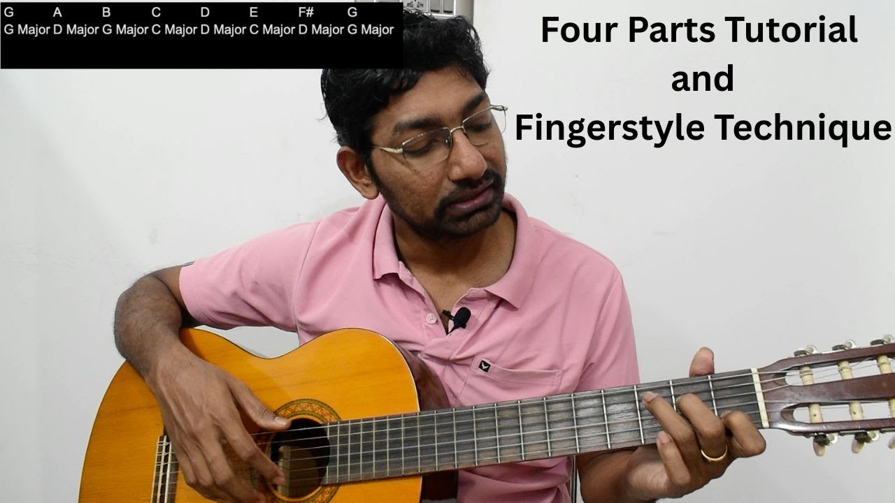 How to play Four Parts Hymns in Guitar SATB