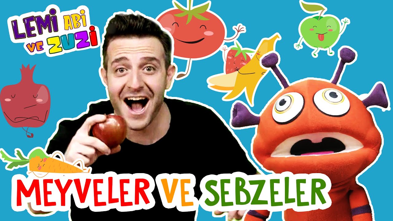 Lemi Abi ve ZuZi I Sebzeler ve Meyveler Hepsi Bol Vitaminliler #6