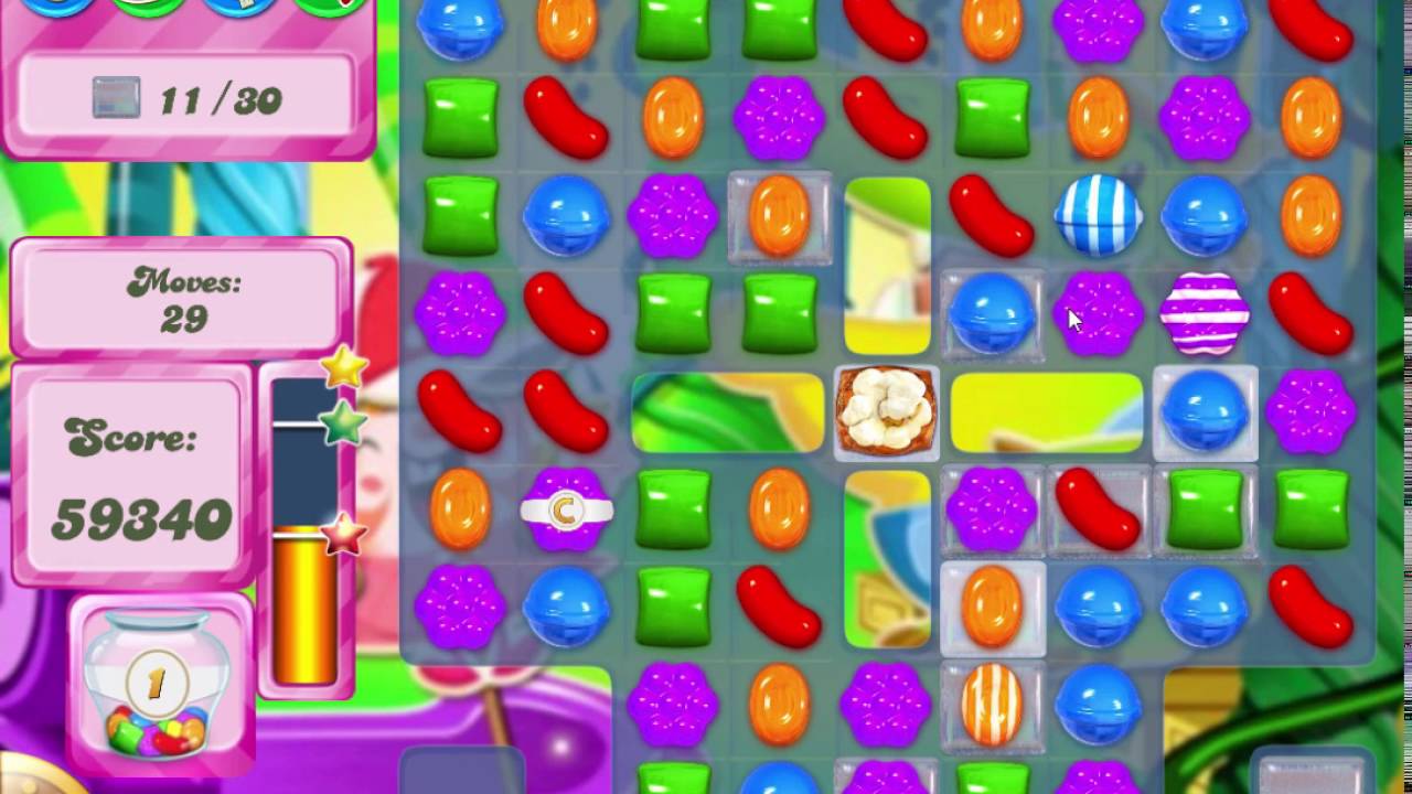 Candy Crush Saga Level 414 Clear all the Jelly! - Hard