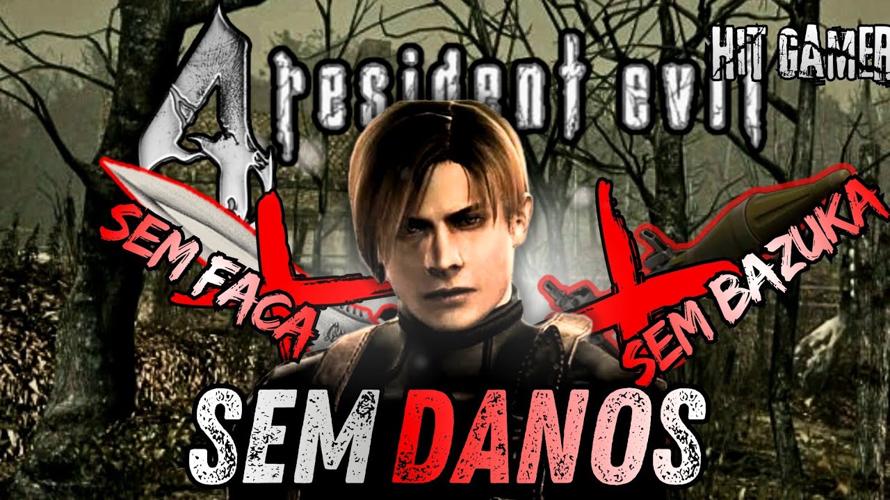🔴Resident evil 4 no hit sem faca é sem bazuca modo profissional até zerar🔴