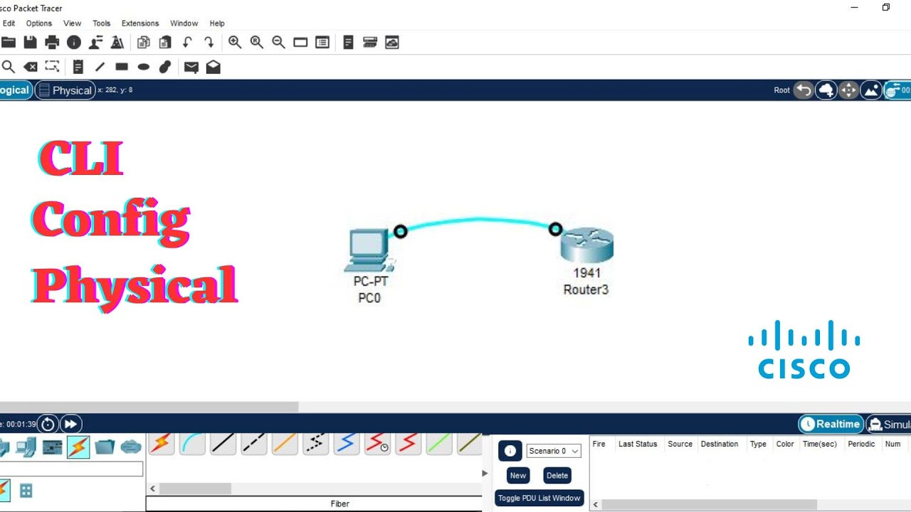 3. Packet Tracer - Exploración de la IOS CLI (Interfaz de Linea de Comando)