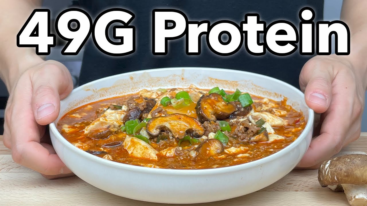 Korean Style Mapo Tofu for an Easy One Pan High Protein Meal