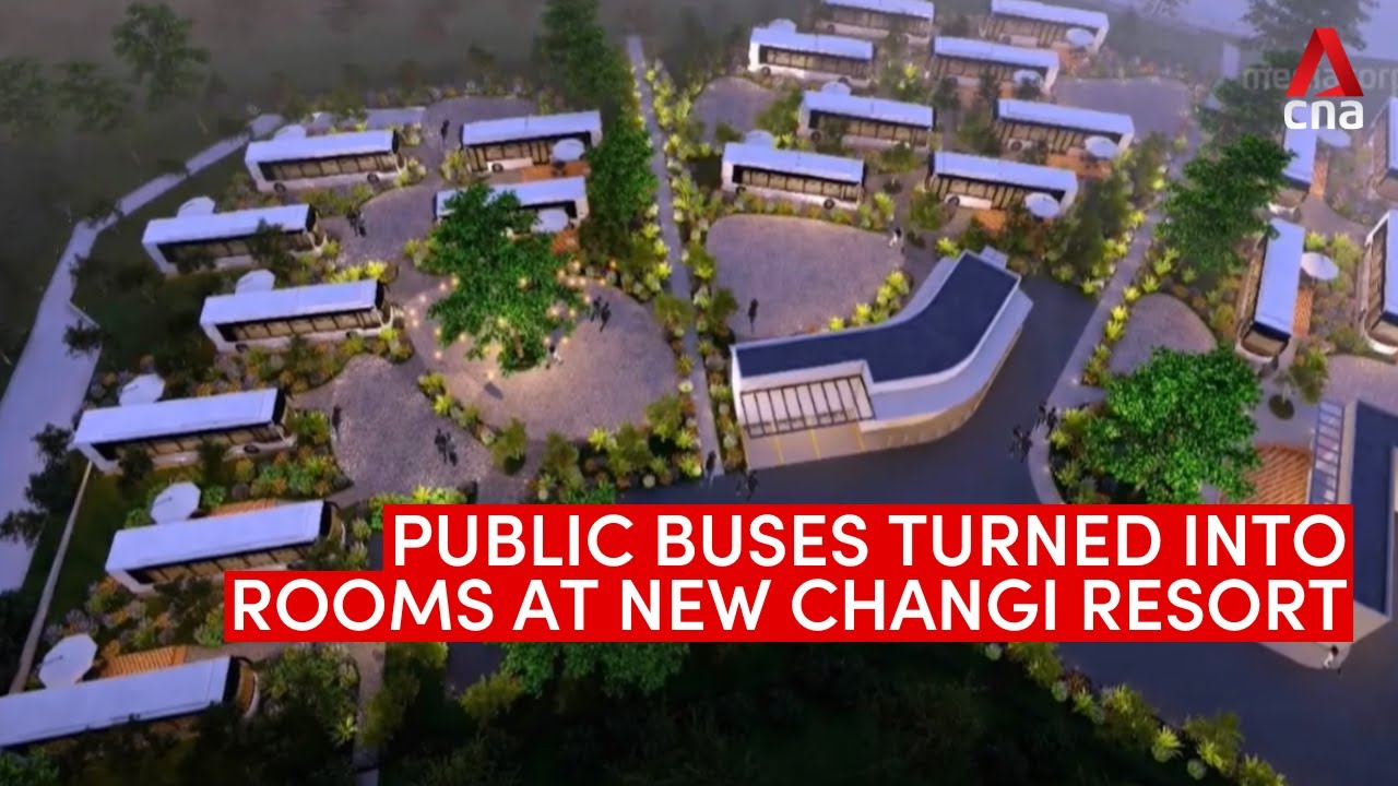 New Bus Resort at Singapore's Changi Village to use public buses as guest rooms