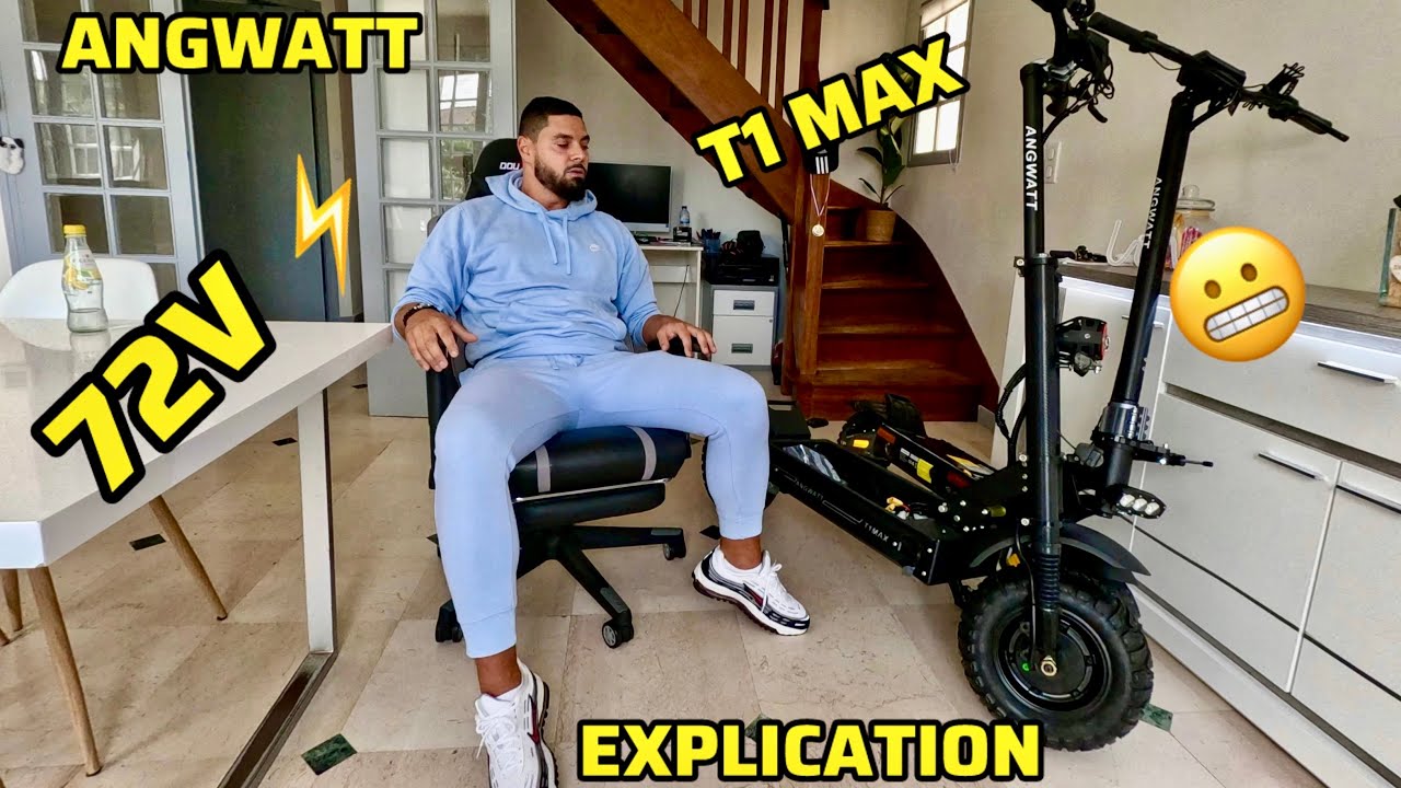 ANGWATT T1 MAX 72V 10000W explication [4K 60] TROTTINETTE ÉLECTRIQUE    #99BanggoodAnniv fyp 