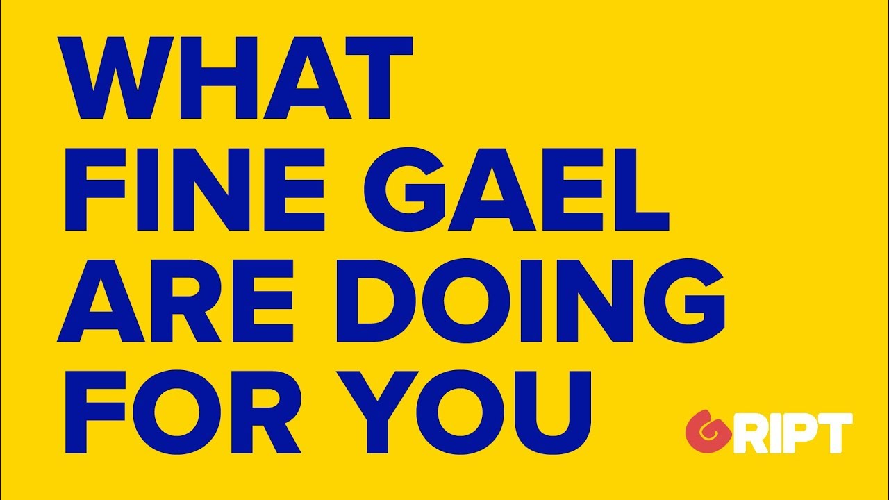 What the Fine Gael election video might say ..... #griptcomment