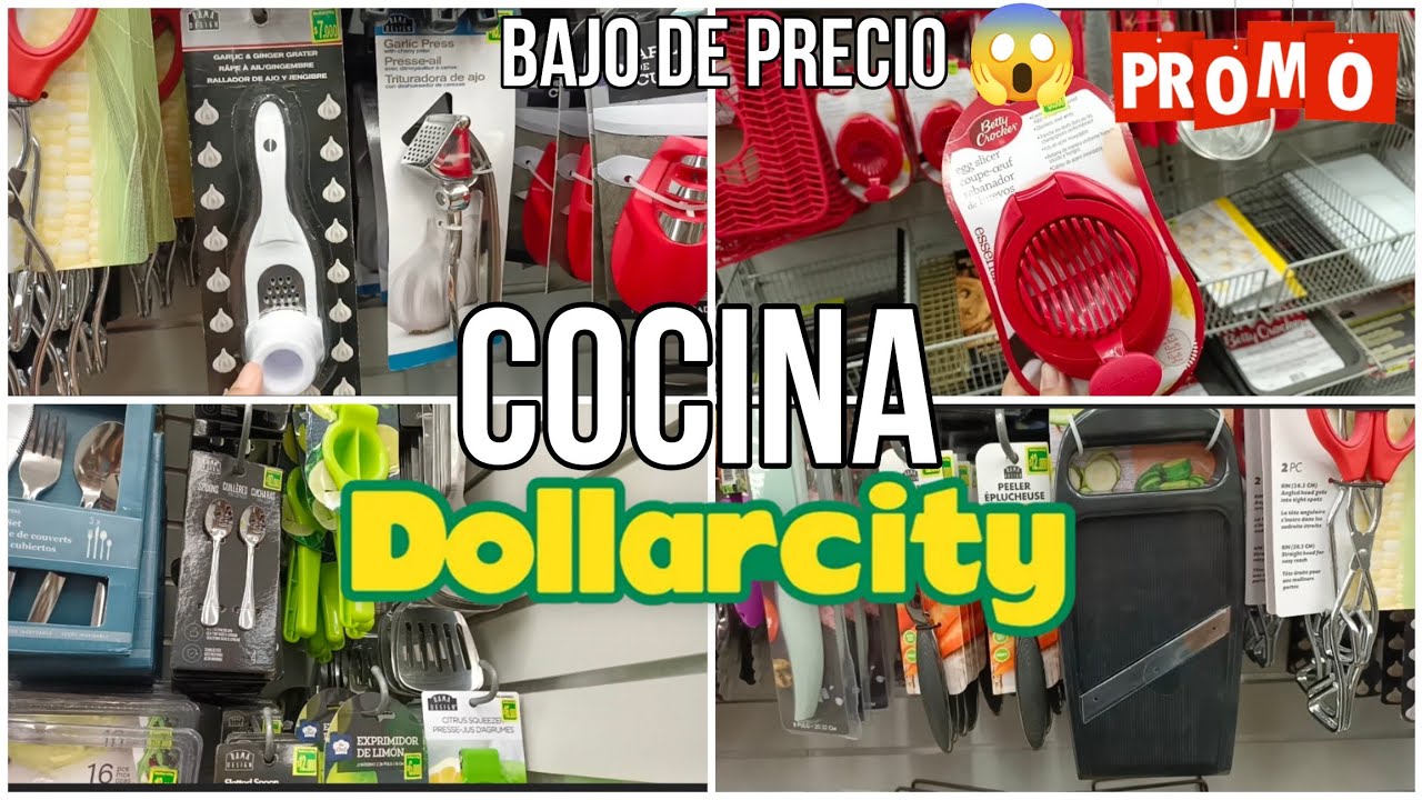 TODOS LOS UTENSILIOS PARA LA COCINA DE  DOLLARCITY 💚 2024 👩🏻‍🍳🔪🍳 #dollarcitycolombia #dollarcity