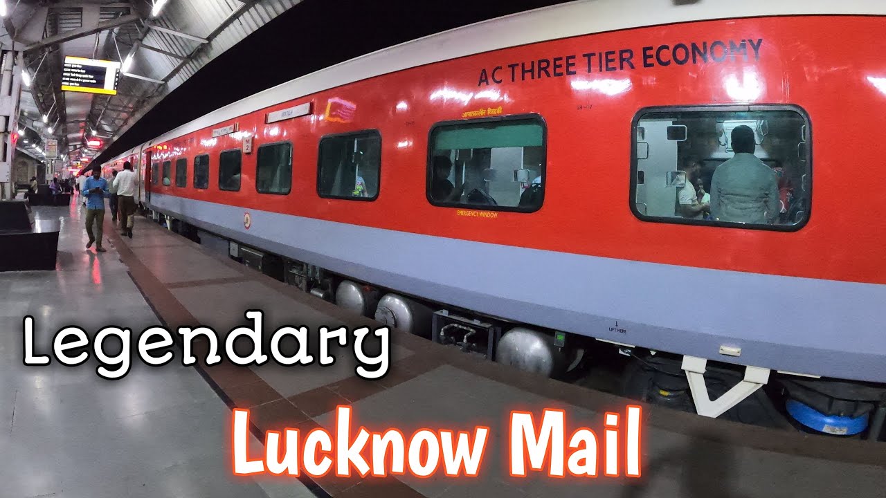 Journey in New 3rd AC Economy Coaches *VIP Lucknow Mail Train Journey*
